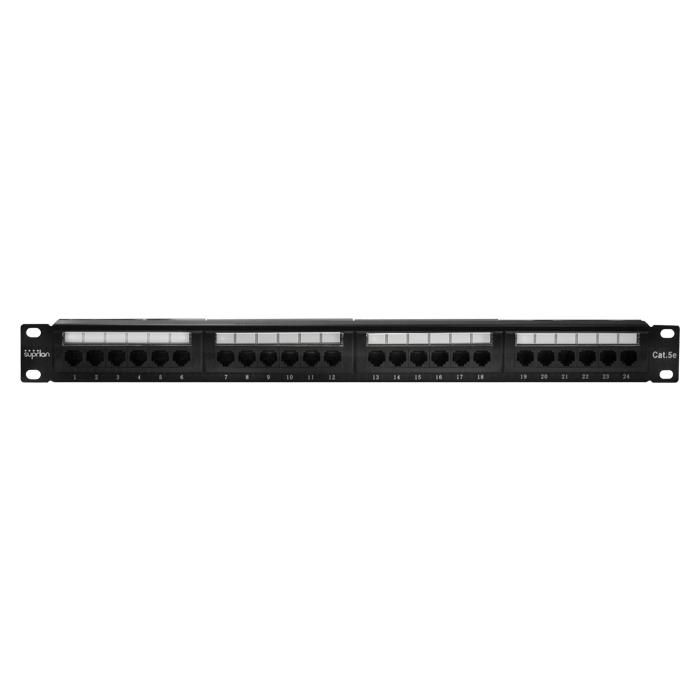 патч-панель utp 24хrj-45 кат.5e 1u 19дюйм suprlan 10-0403 от BTSprom.by