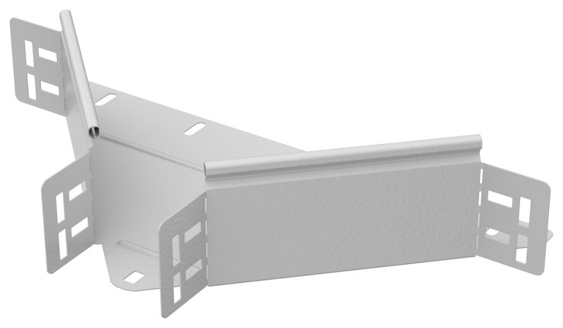 Отвод Т-образный 80х80 1.5мм RAL 9016 ESCA 7 IEK ES7-OT-080-080-15-RGA от BTSprom.by