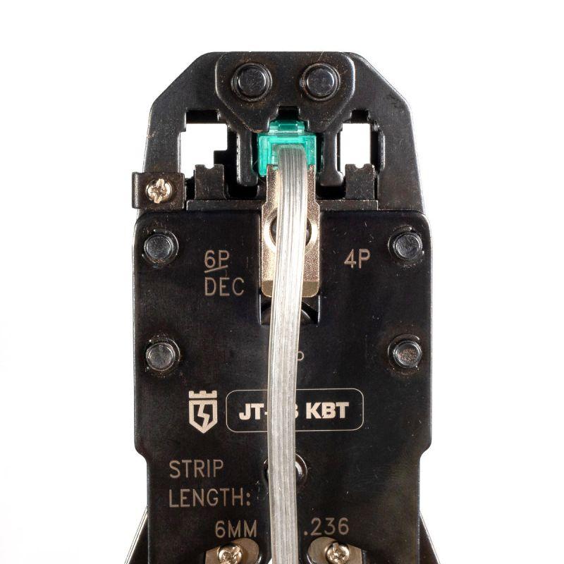  Кримпер многофункциональный с 3-мя смен. модулями для обжима RJ-45 RJ-12 RJ-11 КВТ 79759 фото в каталоге от BTSprom.by