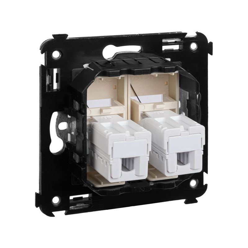  Розетка телефонная 2-м СП Avanti "Ванильная дымка" RJ12 DKC 4405314 фото в каталоге от BTSprom.by