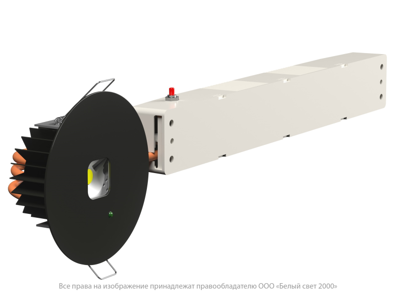 светильник аварийный bs-radar-51-l1-inexi2 blacк белый свет a31375 от BTSprom.by