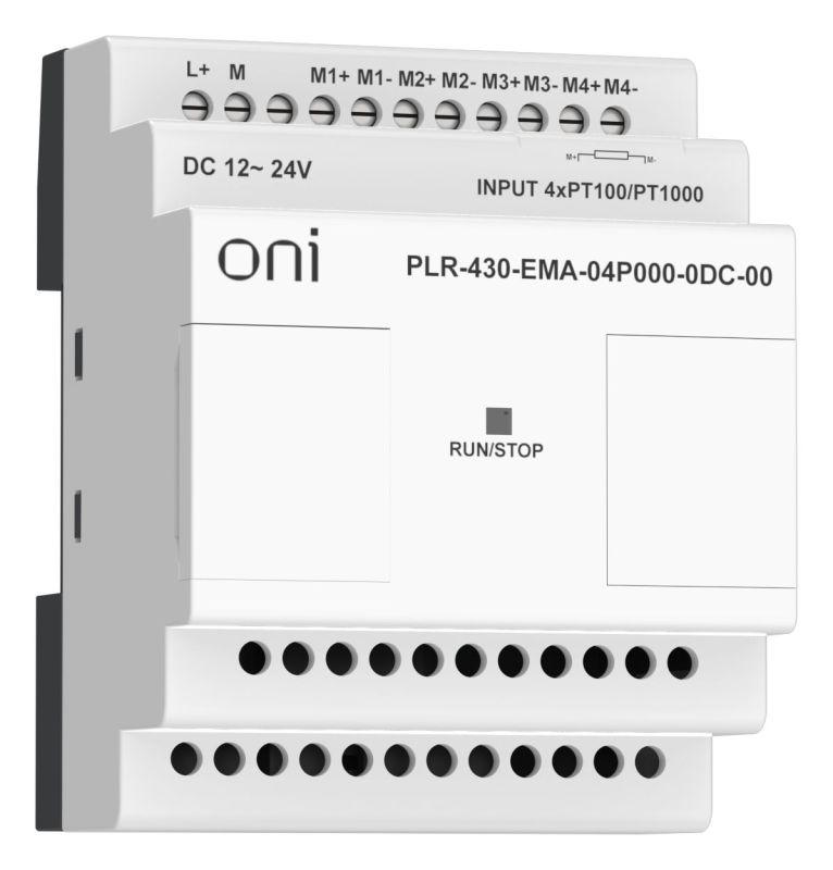 модуль расширения входов выходов плк 430 4 входа pt100/pt1000 24в dc oni plr-430-ema-04p000-0dc-00 от BTSprom.by