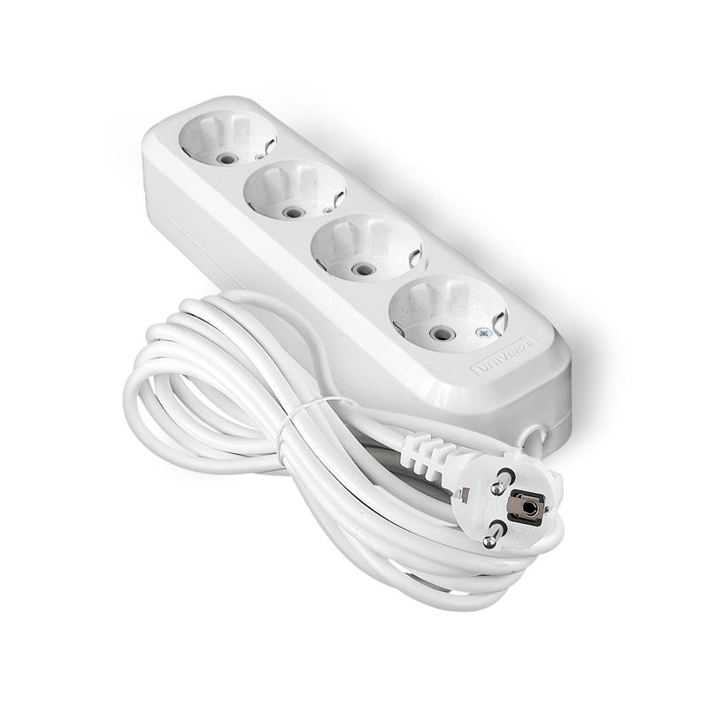 удлинитель 4х7м с заземл. ip20 е-304а пвс 3х1.5 universal 1732 от BTSprom.by