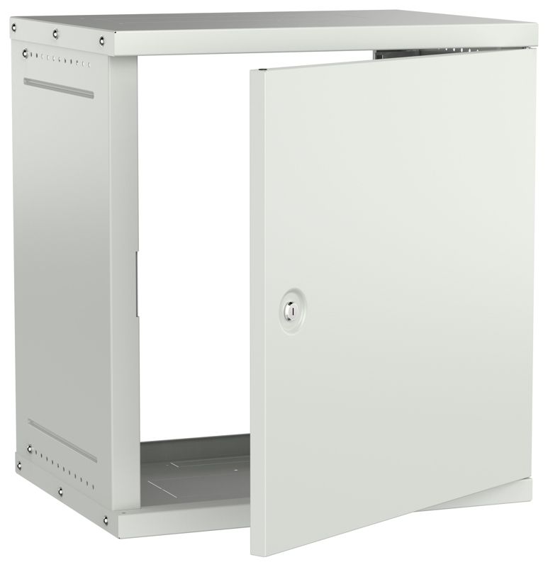 шкаф настенный 12u 600х450мм дверь метал. сер. generica lwe3-12u64-mf-g от BTSprom.by
