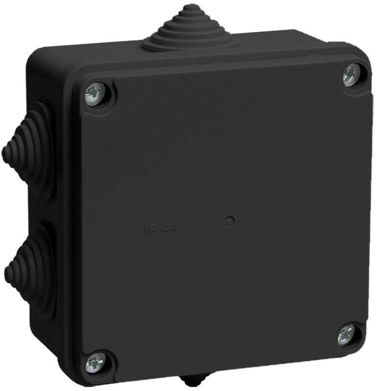 коробка распаячная км41234 100х100х50мм ip55 6 вводов черн. iek uko11-100-100-050-k02-55 от BTSprom.by