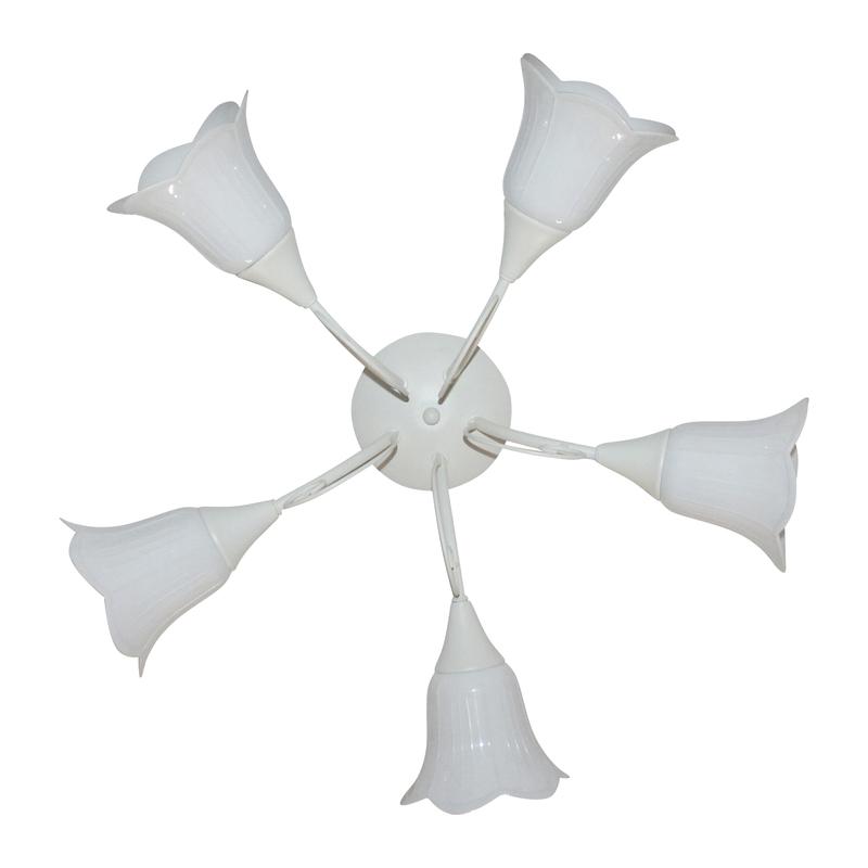  Светильник "Веста" 151 (плафон П0471) НПБ 01-5х60-119 Е27 (ИМ) потолочный бел. Элетех 1005404988 фото в каталоге от BTSprom.by