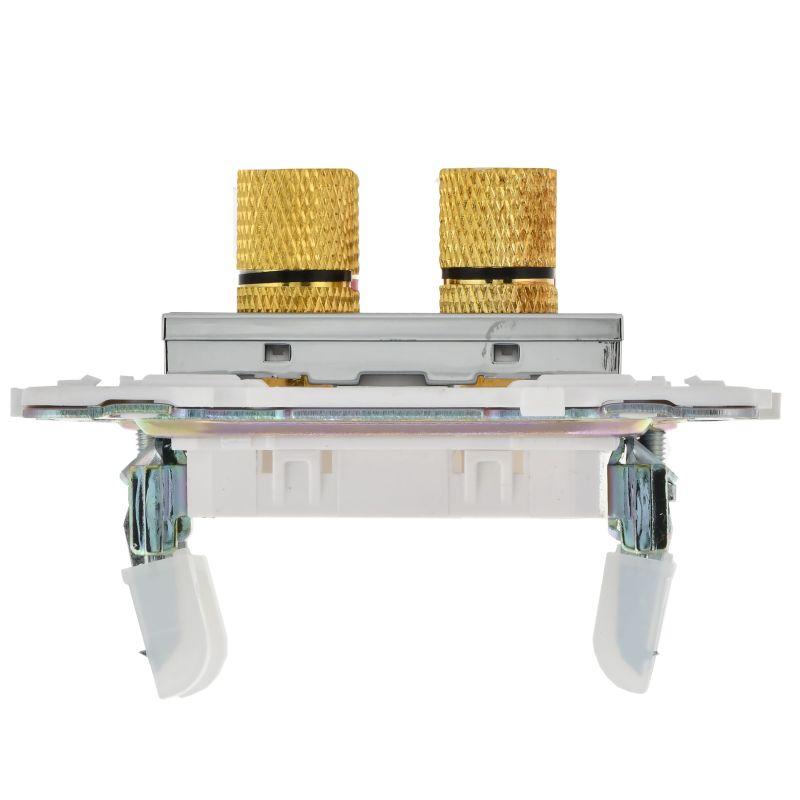  Аудиорозетка 4-м SKANDY SK-A01N никель IEK SK-S40-K50 фото в каталоге от BTSprom.by