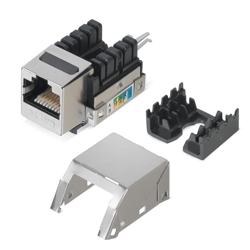 вставка keystone jack rj45 кат.5e экранир. wr-kj-rj45-c5e-sh-90 90град. заделка тип 110 wrline 505213 от BTSprom.by