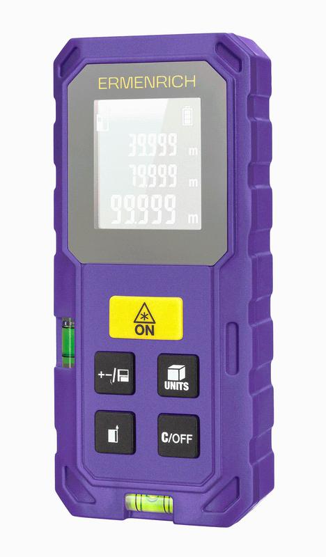 рулетка лазерная reel plus gs40 фиолет. ermenrich 86257 от BTSprom.by