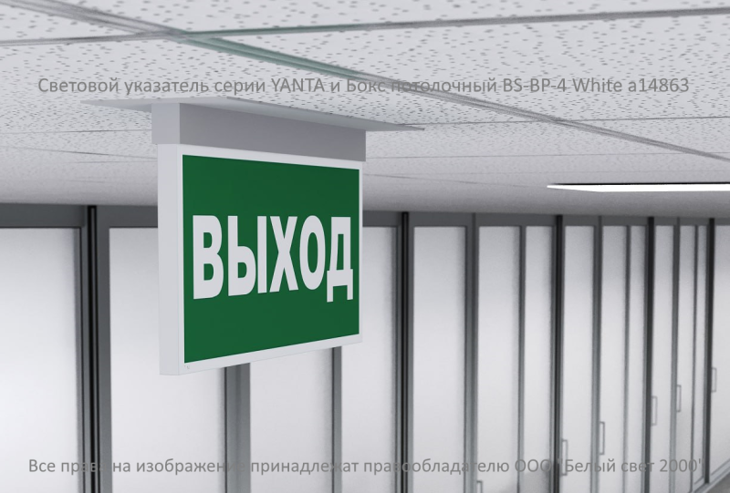  Бокс потолочный BS-BP-4 Белый Свет a14863 фото в каталоге от BTSprom.by