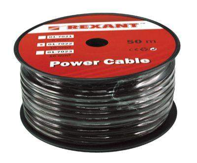  Кабель HIGH CURRENT POWER CABLE 1х10 (уп.50м)Rexant 01-7022 фото в каталоге от BTSprom.by