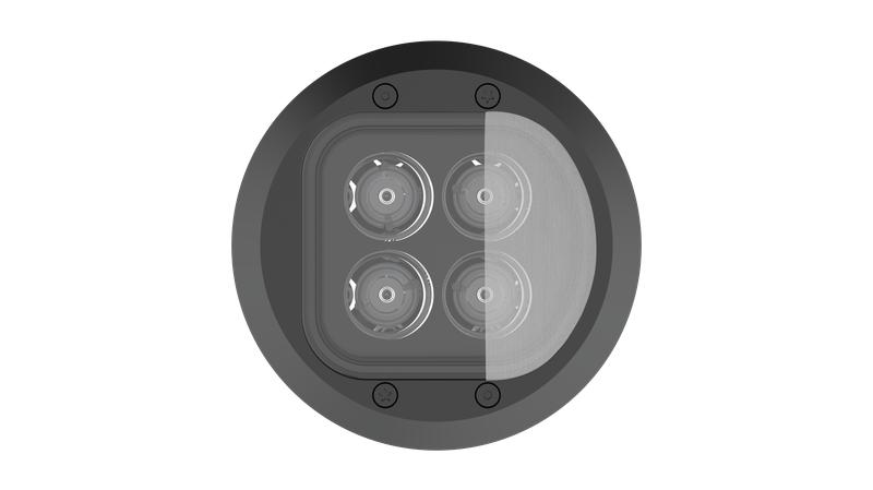 светильник светодиодный agr2 01 r 12w 15x55d b d100 bk 100х95мм 12вт ip67 голуб. свет архитектурный черн. русский свет 29210124994 от BTSprom.by