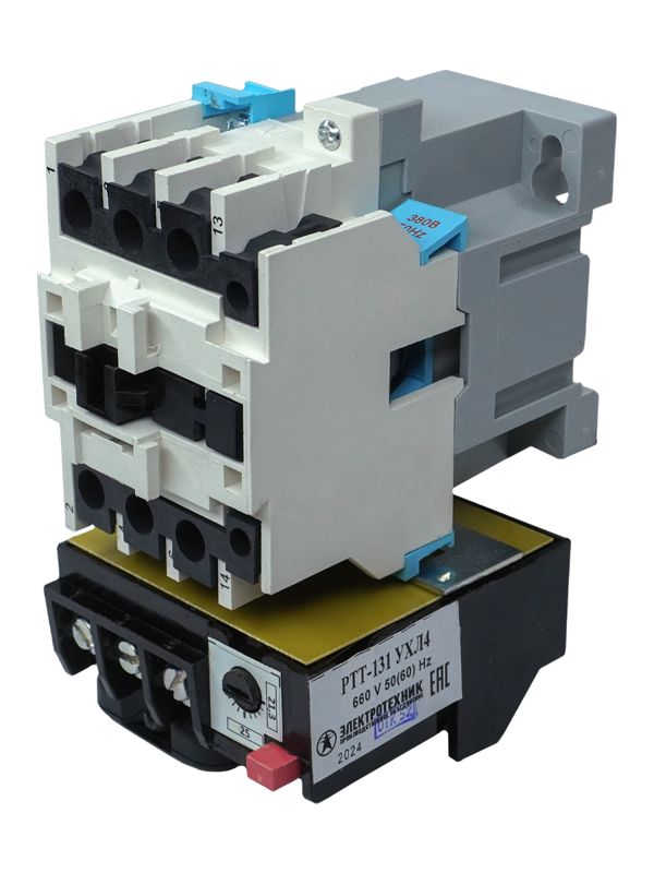 пускатель электромагнитный пм12-025200 ухл4 в 25а 380в/50гц 1но ip00 нереверсивный с релертт-131 21.2-28.7а электротехник et007027 от BTSprom.by