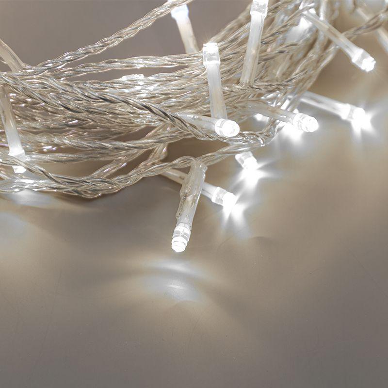  Гирлянда светодиодная "Нить" 10м 75LED бел. 1.7Вт 230В IP44 эффект мерцания провод прозр. Neon-Night 305-525 фото в каталоге от BTSprom.by