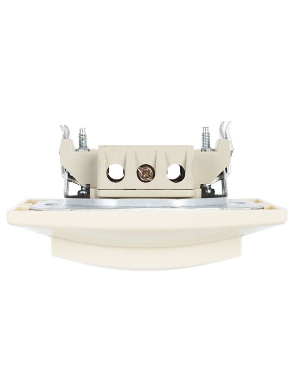  Выключатель кнопочный 1-кл. СП Кварта 10А IP20 ВСк10-1-0-ККм крем. GENERICA EVK13-K33-10-DM фото в каталоге от BTSprom.by