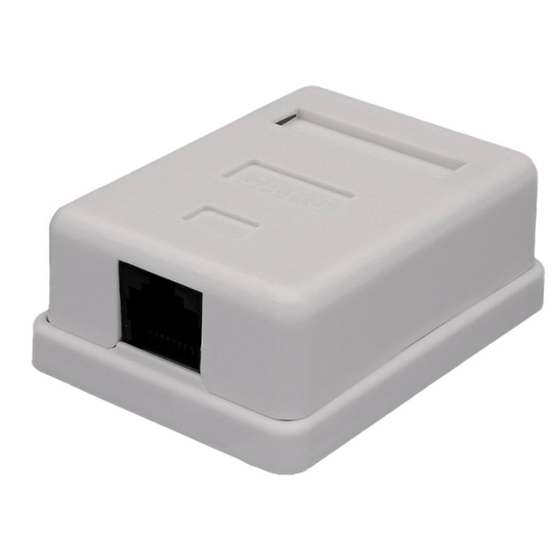розетка компьютерная 8p8c rj-45 utp кат.6 1 порт (diy) suprlan 10-0355-1 от BTSprom.by