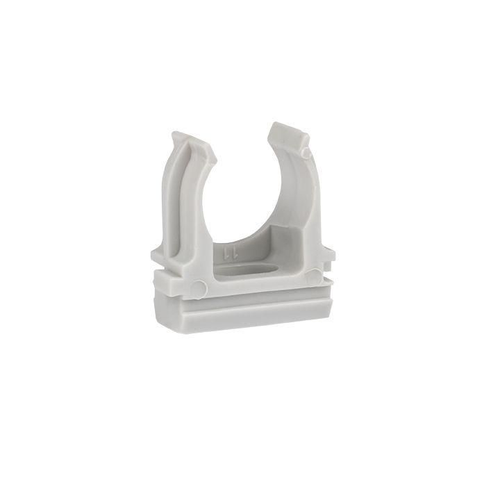 держатель для труб (клипса) d16мм сер. (уп.100шт) plast ekf derj-z-16n от BTSprom.by