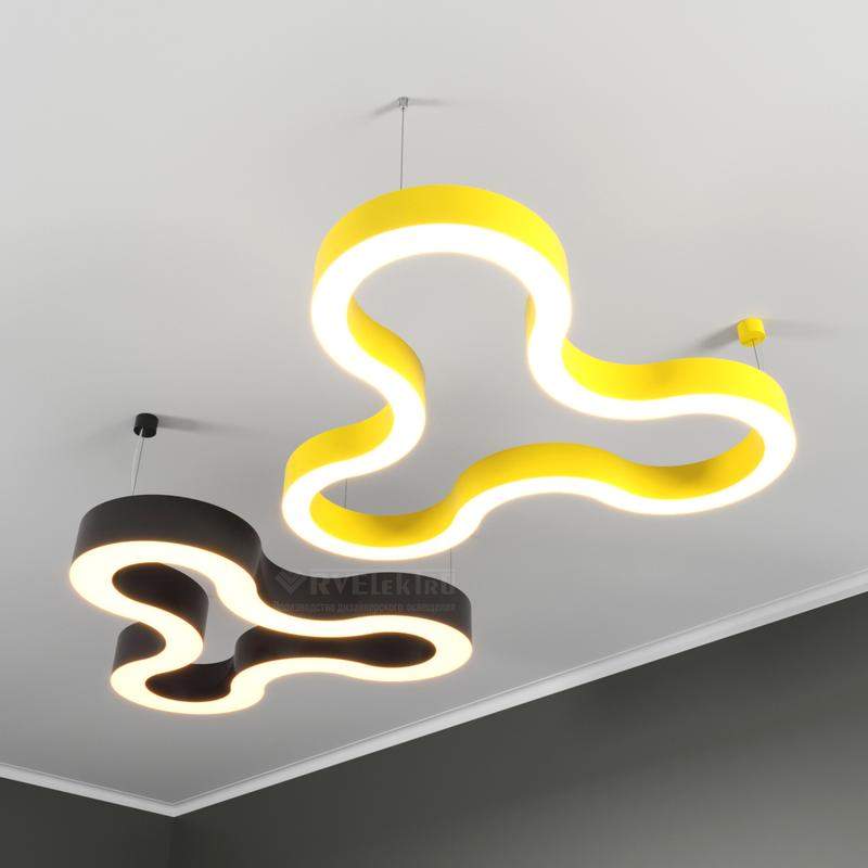 светильник светодиодный rve-lbx-hole-sonar-1600-n 149вт 4000к 1600х1468х70мм накладной бел. rvelektro rve00001409 от BTSprom.by