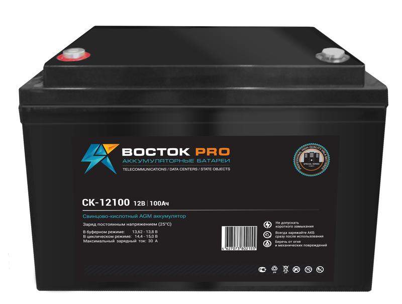 аккумулятор ups 12в 100а.ч восток ск 12100 от BTSprom.by