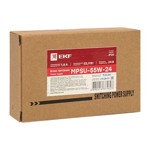  Блок питания 24В с функцией ИБП MPSu-55W-24 PROxima EKF mpsu-55w-24 фото в каталоге от BTSprom.by