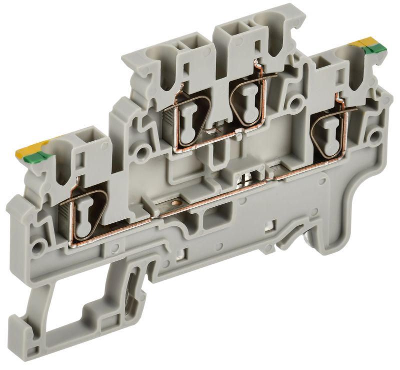клемма пружинная 2 уровня заземл. cxdl2.5 pe armafix iek af-ct41-00-2-k52-002 от BTSprom.by