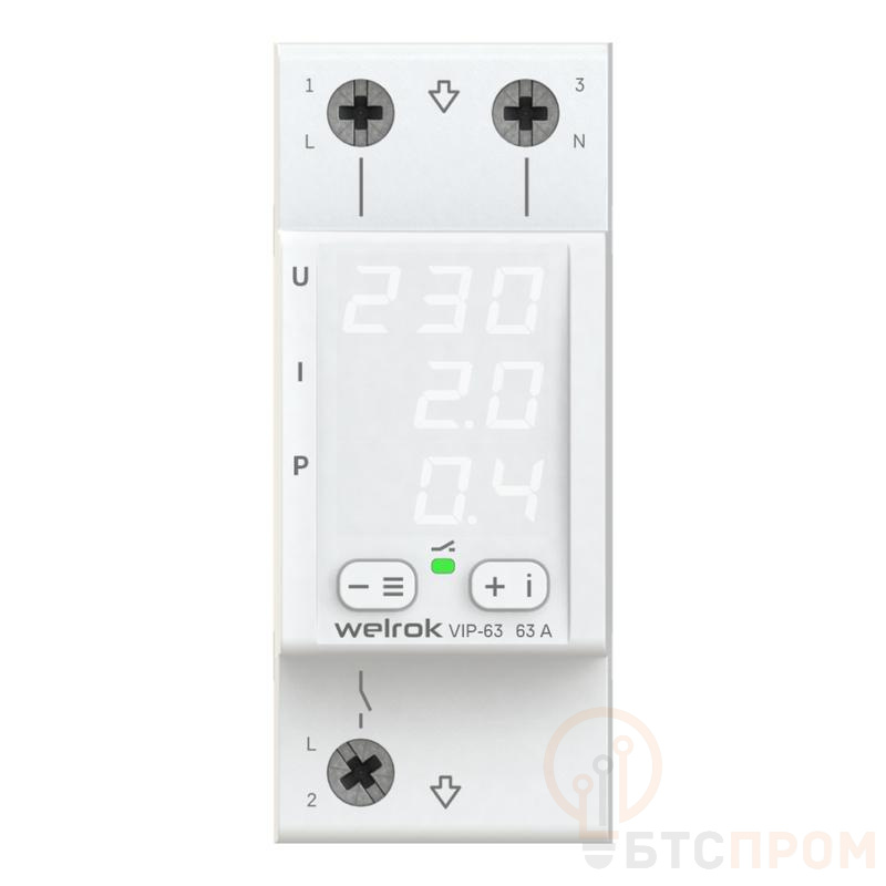 Реле многофункциональное VIP-63 Welrok 4660251140335 фото в каталоге от BTSprom.by  Реле многофункциональное VIP-63 Welrok 4660251140335 фото в каталоге от BTSprom.by