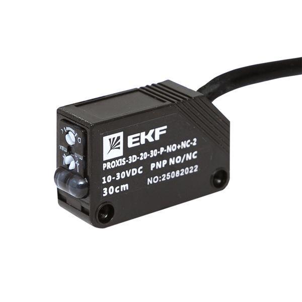  Датчик оптический бесконтактный EKF PROXIS-3D-20-30-P-NO+NC-2 фото в каталоге от BTSprom.by