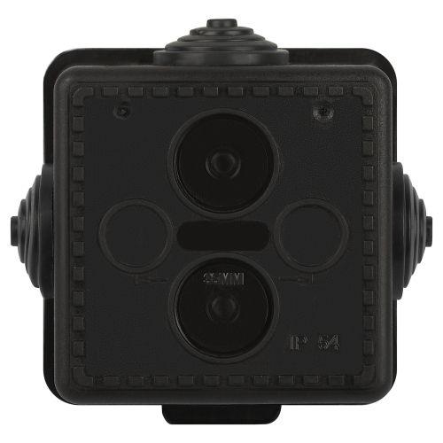  Коробка распаячная ОП 65х65х50мм с гермовводами 4 входа IP54 черн. KOR-65-65-50-4g-B Эра Б0061797 фото в каталоге от BTSprom.by