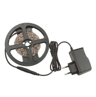 лента светодиодная uls-q721 2835-60led/m-ip20-2.5m-ww rrp24c00 24вт/м (дл.2.5м) с адаптером volpe ul-00000642 от BTSprom.by