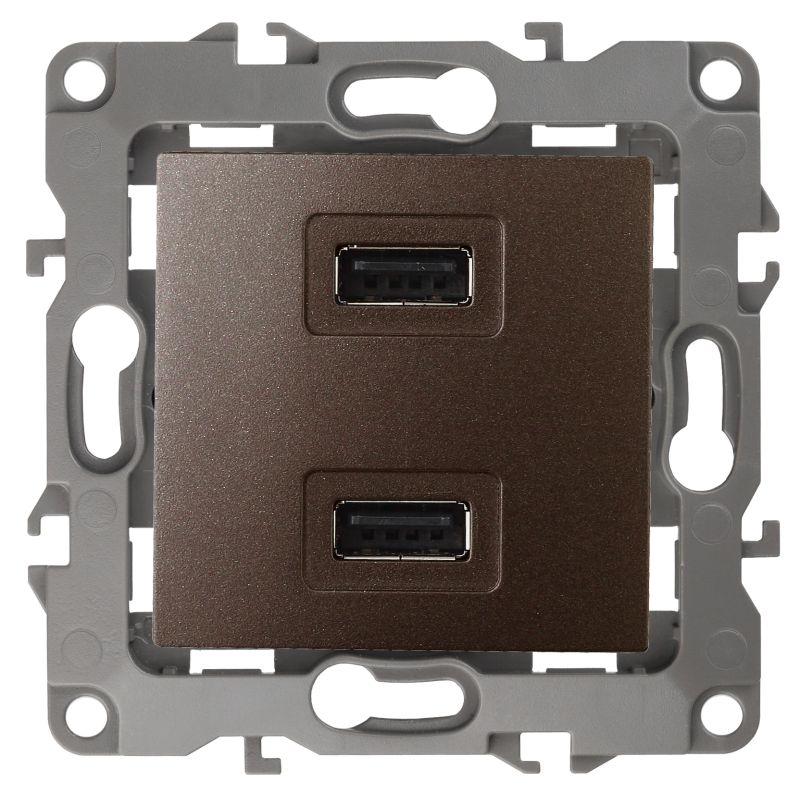 устройство зарядное usb 12-4110-13 5в-2100ма бронза эра б0027498 от BTSprom.by