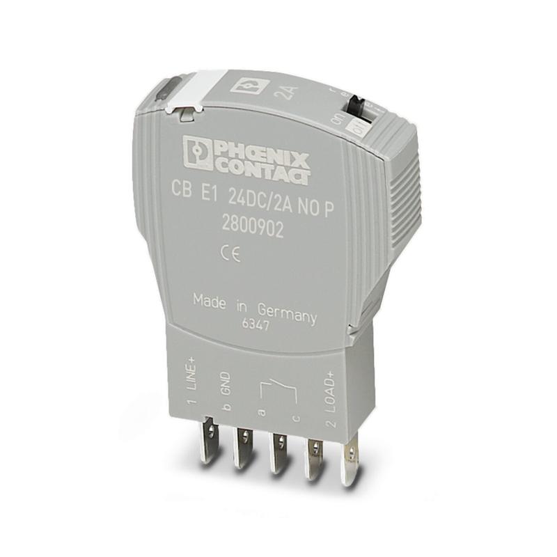выключатель электронный защитный cb e1 24dc/2a no p phoenix contact 2800902 от BTSprom.by