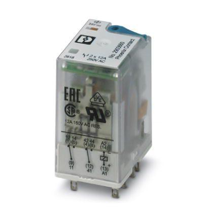 реле одиночное rel-ir2/ldp-24dc/2х21 phoenix contact 2903660 от BTSprom.by