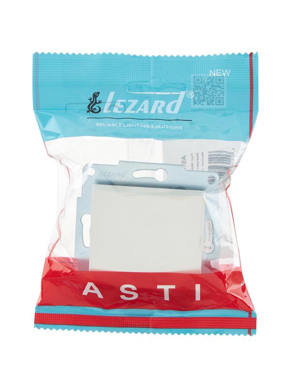  Выключатель 1-кл. 1п СП ASTI 10А IP20 механизм жемчуж./бел. перламутр. LEZARD 7081-3088-100 фото в каталоге от BTSprom.by
