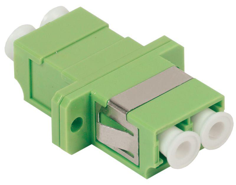 адаптер проходной lc-lc для одномодового и многомодового кабеля (sm/mm); с полировкой apc; двойного исполнения (duplex) itk fc1-lcalca2c-sm от BTSprom.by
