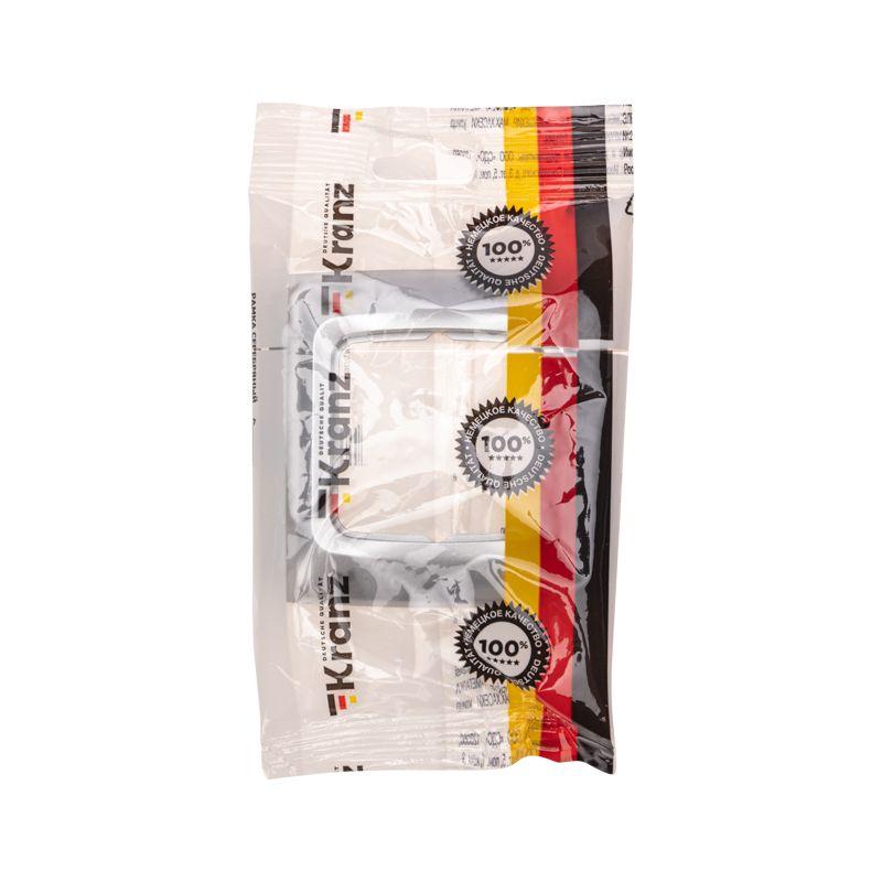  Рамка 1-я горизонтальная DEA серебр. метал. Kranz KR-78-0285 фото в каталоге от BTSprom.by