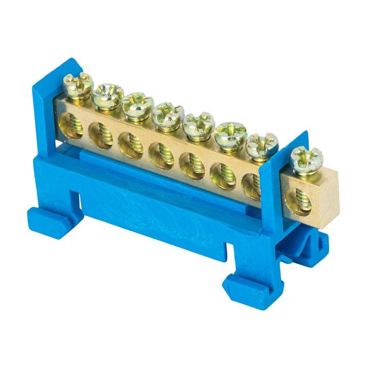 шина нулевая n 6х9 8 отверстий синий изолятор тип "стойка" на din-рейку латунь proxima ekf sn0-63-8-sb от BTSprom.by шина нулевая n 6х9 8 отверстий синий изолятор тип "стойка" на din-рейку латунь proxima ekf sn0-63-8-sb от BTSprom.by