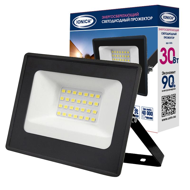 прожектор светодиодный iflsled-dob- 30-865-bl-ip65 ionich 1476 от BTSprom.by