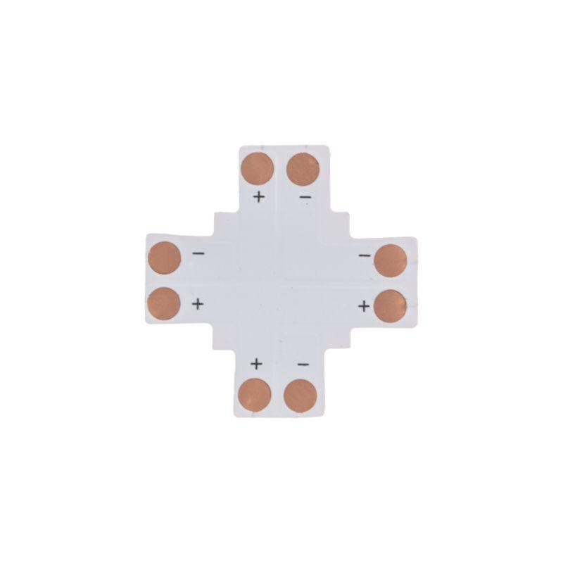  Коннектор Х-образный для светодиодной ленты SMD 8мм Rexant 148-121 фото в каталоге от BTSprom.by