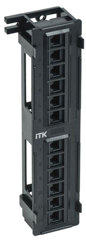 патч-панель настенная кат.5e utp 12 портов dual idc itk pp12-c5eu-d05 от BTSprom.by