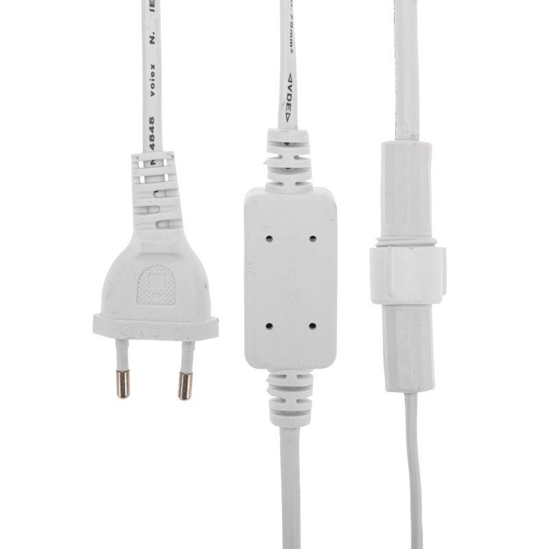  Гирлянда светодиодная "Светодиодный Дождь" 2х1.5м 360LED син. 23Вт 230В IP65 постоян. свечение провод бел. Neon-Night 235-113 фото в каталоге от BTSprom.by