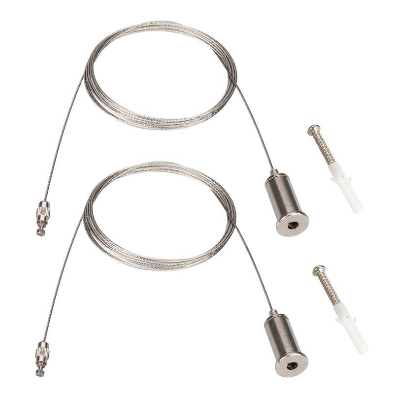 подвес arl-2x2m set silver (pad 3х2мм) металлarlight 040646 от BTSprom.by