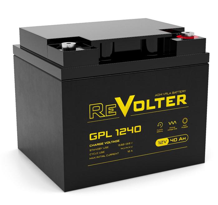 аккумулятор 12в 40а.ч revolter gpl 1240 от BTSprom.by
