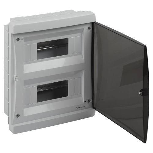  Корпус встраиваемый COMFORT ЩРВ-П-18 IP40 пластик. прозр. крышка бел. Эра Б0067251 фото в каталоге от BTSprom.by