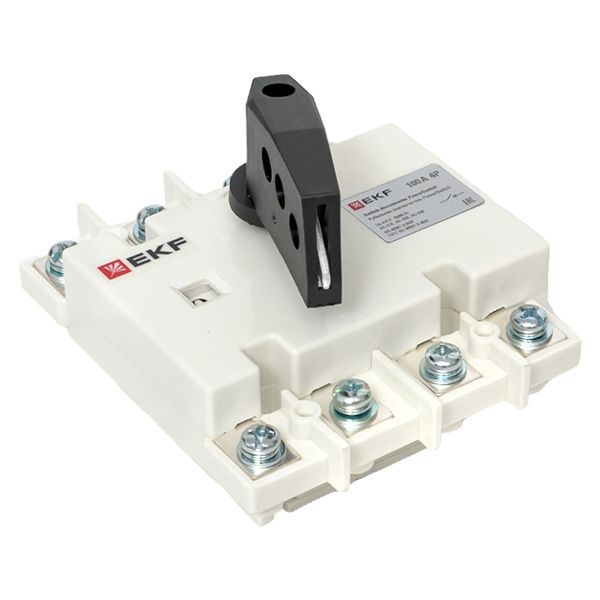  Рубильник-выключатель 4п 100А с рукояткой управления для прямой установки PowerSwitch EKF psds-100-4 фото в каталоге от BTSprom.by