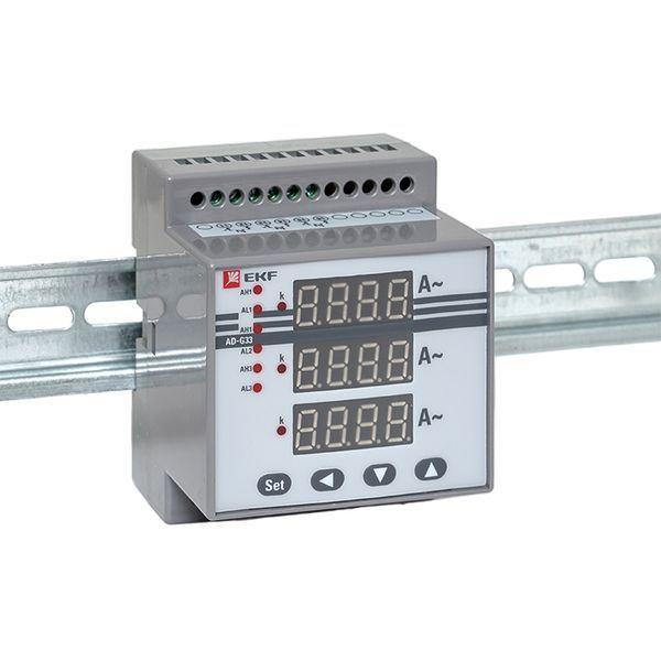  Амперметр цифровой AD-G33 3ф на DIN EKF ad-g33 фото в каталоге от BTSprom.by