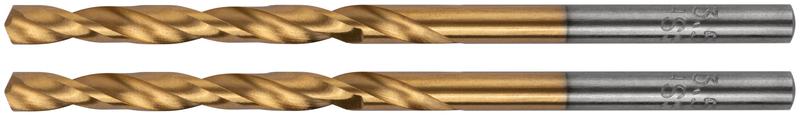  Сверло HSS по металлу титановое покрытие в блист. 3.5мм (уп.2шт) FIT 34335 фото в каталоге от BTSprom.by