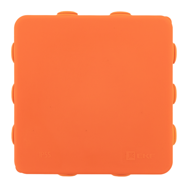  Коробка огнестойкая E45 100х100х50мм IP55 с клеммниками 7 полюсов 0.5-10кв.мм HF EKF plc-kmfr-100-710 фото в каталоге от BTSprom.by