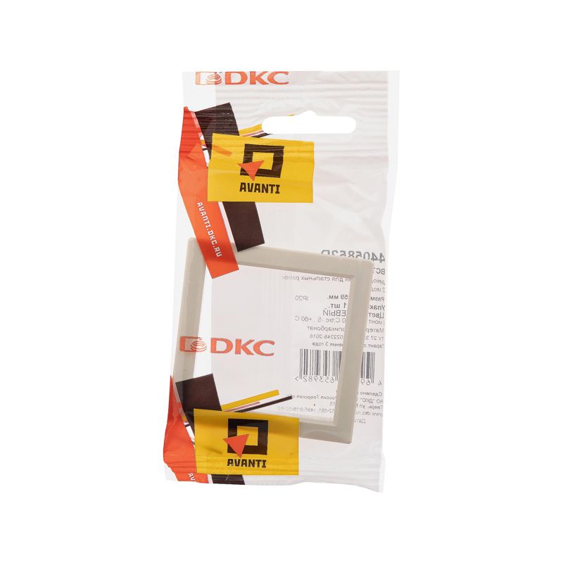  Вставка декоративная 1-м 2мод. Avanti для метал. рамок беж. DKC 4405852D фото в каталоге от BTSprom.by