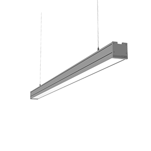 светильник светодиодный mercury pro 28вт 4000к 2002х65х65 ip54 подвесной рассеив. опал ral7045 сер. муар с декоративным проводом 2м и комплектом подвесов 2м диммер dali varton v1-r0-70259-30d01-5402840 от BTSprom.by