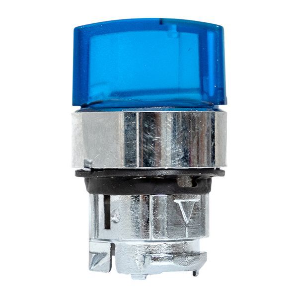  Механизм переключателя исполнительный XB4 IP65 на 2 положения с фиксацией с подсветкой с короткой ручкой син. EKF XB4BD2FL-B-65 фото в каталоге от BTSprom.by